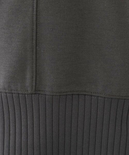 SHOO・LA・RUE / シューラルー カットソー | 【洗える/S-LL】長めのリブでお袖すっきり 異素材トップス | 詳細4