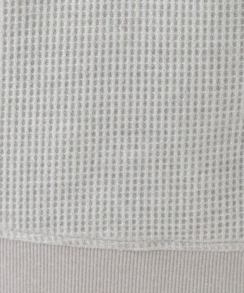 SHOO・LA・RUE / シューラルー カットソー | 【洗える/S-LL/前後2WAY】きらっと光るラメが目を惹く ワッフルトップス | 詳細14