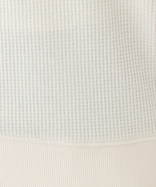 SHOO・LA・RUE / シューラルー カットソー | 【洗える/S-LL/前後2WAY】きらっと光るラメが目を惹く ワッフルトップス | 詳細7