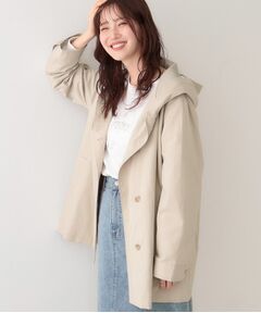 SHOO・LA・RUE / シューラルー レザーブルゾン・ジャケット | 【S-LL/撥水/花粉対策】フーディーテントブルゾン