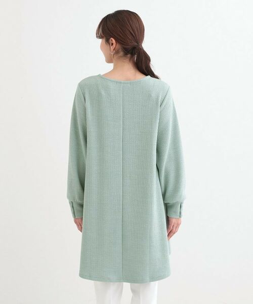 SHOO・LA・RUE / シューラルー ワンピース | 【洗える/S-LL】ふんわりタッチが癖になる ふくれジャカードチュニック | 詳細15