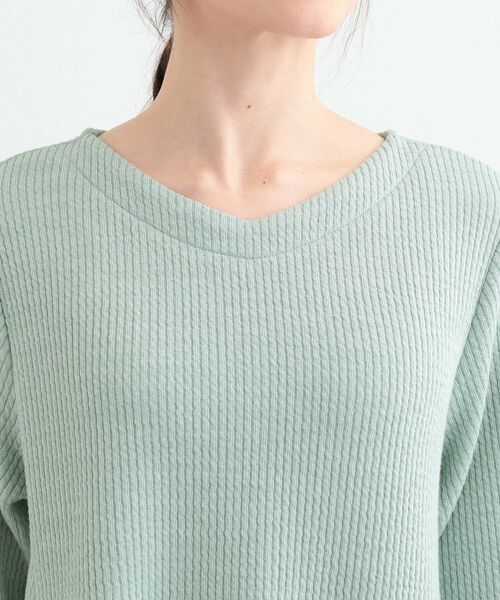 SHOO・LA・RUE / シューラルー ワンピース | 【洗える/S-LL】ふんわりタッチが癖になる ふくれジャカードチュニック | 詳細16