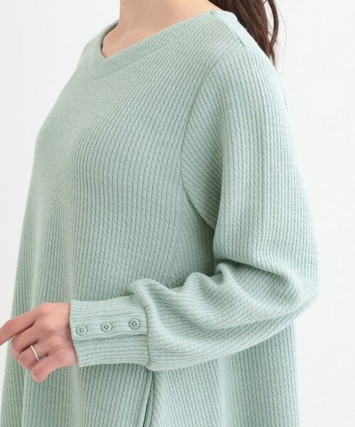 SHOO・LA・RUE / シューラルー ワンピース | 【洗える/S-LL】ふんわりタッチが癖になる ふくれジャカードチュニック | 詳細17