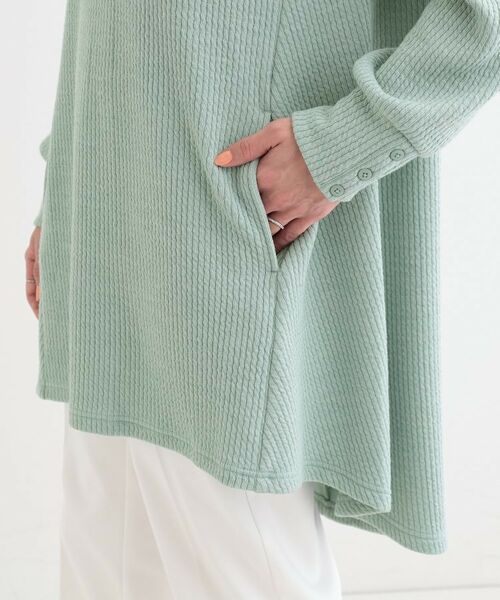 SHOO・LA・RUE / シューラルー ワンピース | 【洗える/S-LL】ふんわりタッチが癖になる ふくれジャカードチュニック | 詳細19