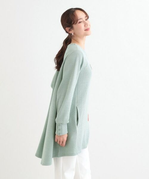 SHOO・LA・RUE / シューラルー ワンピース | 【洗える/S-LL】ふんわりタッチが癖になる ふくれジャカードチュニック | 詳細2