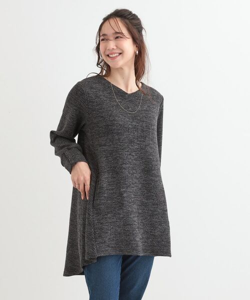 SHOO・LA・RUE / シューラルー ワンピース | 【洗える/S-LL】ふんわりタッチが癖になる ふくれジャカードチュニック | 詳細5