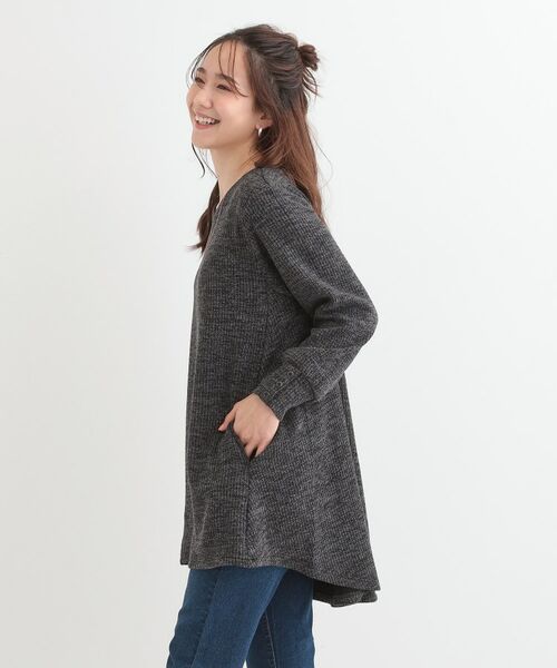 SHOO・LA・RUE / シューラルー ワンピース | 【洗える/S-LL】ふんわりタッチが癖になる ふくれジャカードチュニック | 詳細6