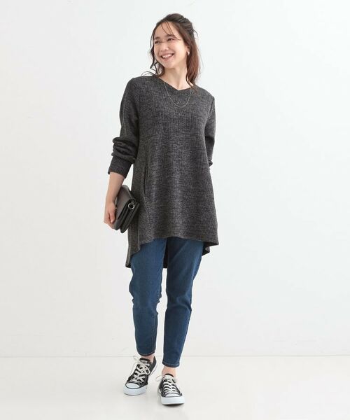 SHOO・LA・RUE / シューラルー ワンピース | 【洗える/S-LL】ふんわりタッチが癖になる ふくれジャカードチュニック | 詳細7