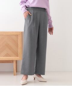 【洗える/S-LL】大人のきれいめスタイルに ワイドパンツ