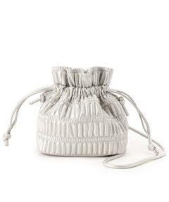 SHOO・LA・RUE / シューラルー ショルダーバッグ | プリーツ巾着ショルダーバッグ