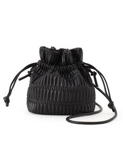 SHOO・LA・RUE / シューラルー ショルダーバッグ | プリーツ巾着ショルダーバッグ