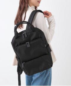 SHOO・LA・RUE / シューラルー リュック・バックパック | 【撥水】2ルーム7ポケットスクエアリュック