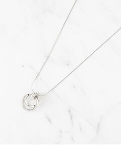 SHOO・LA・RUE / シューラルー ネックレス・ペンダント・チョーカー | ダブルリングビジューポイントネックレス