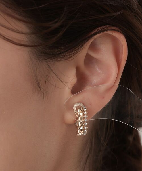 SHOO・LA・RUE / シューラルー ピアス・イヤリング | 【痛くなりにくい】ビジュー2連イヤリング | 詳細4