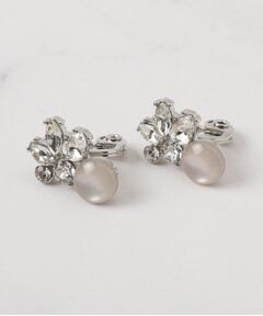 SHOO・LA・RUE / シューラルー ピアス・イヤリング | 【痛くなりにくい】ビジューフラワーイヤリング
