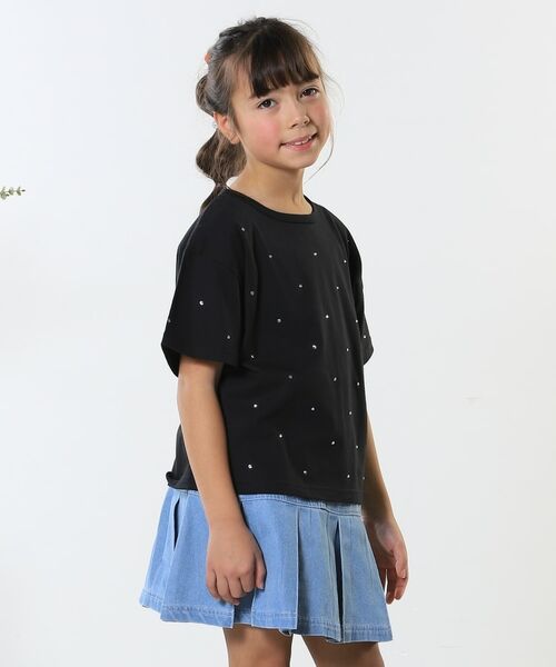 SHOO・LA・RUE / シューラルー Tシャツ | 【100-150cm】キラキラワイドTシャツ | 詳細10