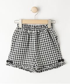 SHOO・LA・RUE / シューラルー ショート・ハーフ・半端丈パンツ | 【100-120cm】ギンガムフリルショートパンツ