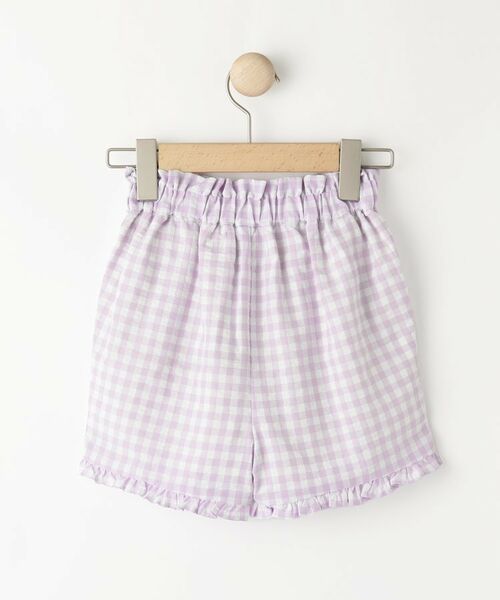SHOO・LA・RUE / シューラルー ショート・ハーフ・半端丈パンツ | 【100-120cm】ギンガムフリルショートパンツ | 詳細2