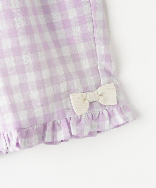 SHOO・LA・RUE / シューラルー ショート・ハーフ・半端丈パンツ | 【100-120cm】ギンガムフリルショートパンツ | 詳細5