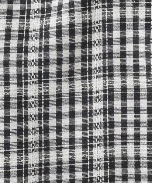 SHOO・LA・RUE / シューラルー シャツ・ブラウス | 【洗える/100-150cm】お袖リボンがアクセント クロップド丈 チェックシャツ | 詳細9