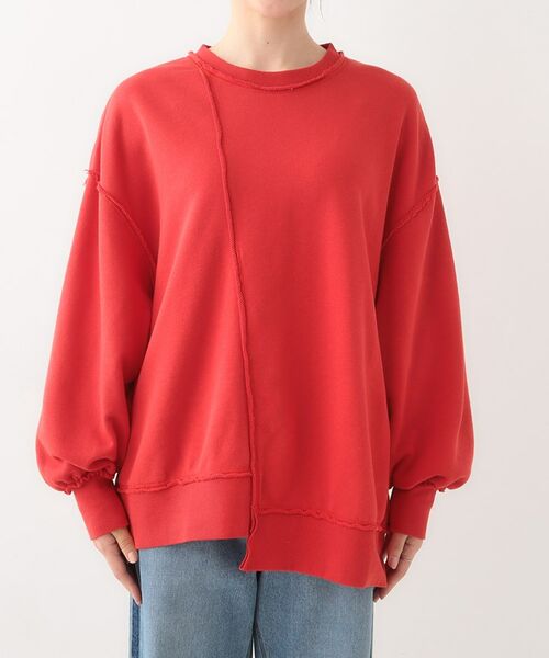 SHOO・LA・RUE / シューラルー スウェット | 【リメイク風】つぎはぎ切替デザインスウェット | 詳細13