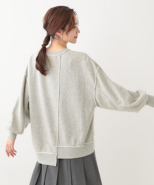 SHOO・LA・RUE / シューラルー スウェット | 【リメイク風】つぎはぎ切替デザインスウェット | 詳細2