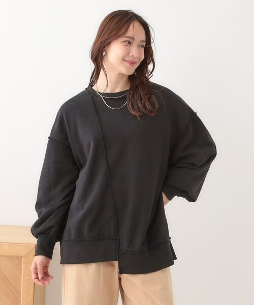 SHOO・LA・RUE / シューラルー スウェット | 【リメイク風】つぎはぎ切替デザインスウェット | 詳細5