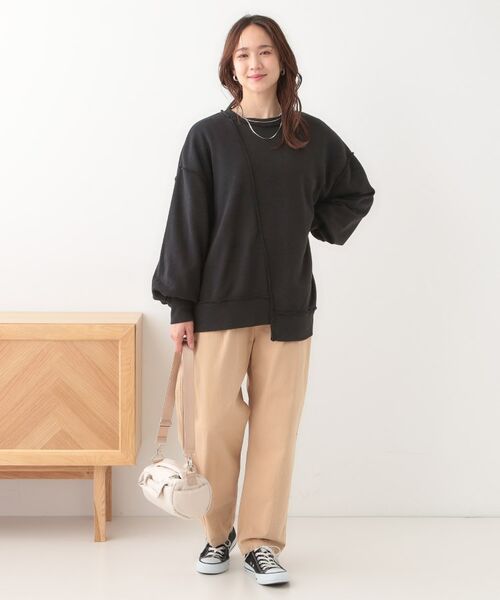 SHOO・LA・RUE / シューラルー スウェット | 【リメイク風】つぎはぎ切替デザインスウェット | 詳細7