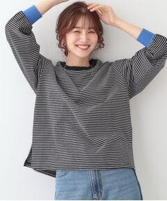 SHOO・LA・RUE / シューラルー カットソー | 【洗える】ボーダーリブカットソー