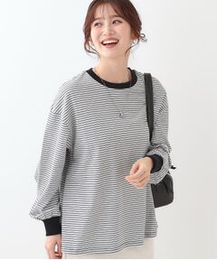 SHOO・LA・RUE / シューラルー カットソー | 【洗える】ボーダーリブカットソー