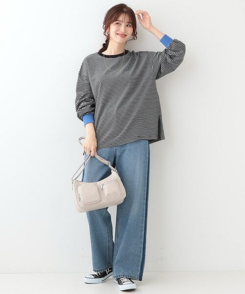 SHOO・LA・RUE / シューラルー カットソー | 【洗える】ボーダーリブカットソー | 詳細11