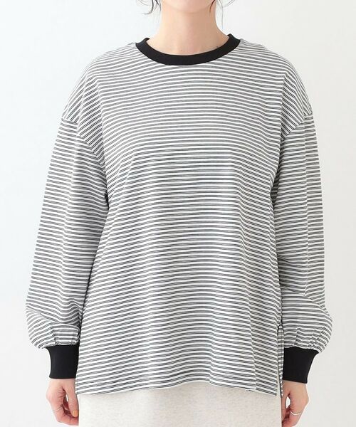 SHOO・LA・RUE / シューラルー カットソー | 【洗える】ボーダーリブカットソー | 詳細13