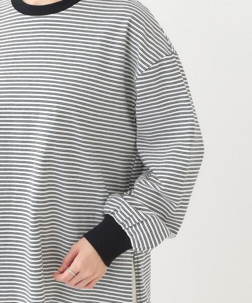 SHOO・LA・RUE / シューラルー カットソー | 【洗える】ボーダーリブカットソー | 詳細17