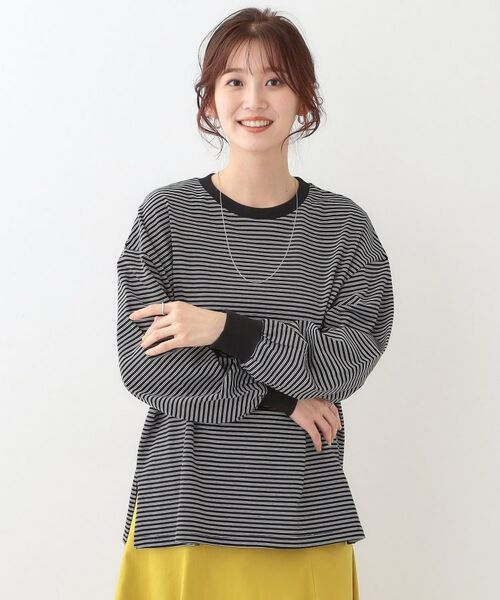 SHOO・LA・RUE / シューラルー カットソー | 【洗える】ボーダーリブカットソー | 詳細5