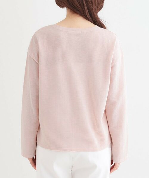 SHOO・LA・RUE / シューラルー カットソー | 【洗える/S-LL】大人カジュアルに スラブボーダーロンT | 詳細15