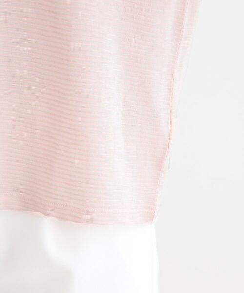 SHOO・LA・RUE / シューラルー カットソー | 【洗える/S-LL】大人カジュアルに スラブボーダーロンT | 詳細18