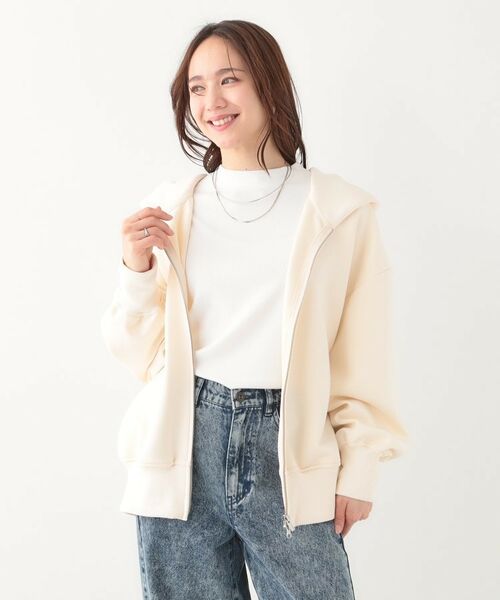 SHOO・LA・RUE / シューラルー カーディガン・ボレロ | 季節の変わり目に頼れる ダブルZIPダンボールパーカー | 詳細1