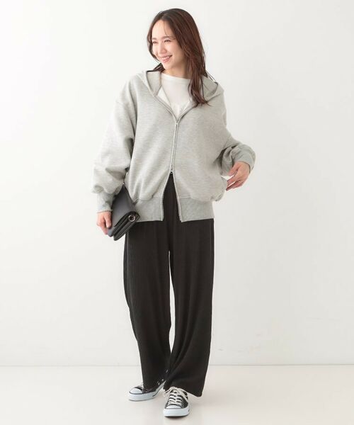 SHOO・LA・RUE / シューラルー カーディガン・ボレロ | 季節の変わり目に頼れる ダブルZIPダンボールパーカー | 詳細11