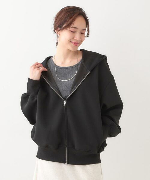SHOO・LA・RUE / シューラルー カーディガン・ボレロ | 季節の変わり目に頼れる ダブルZIPダンボールパーカー | 詳細5