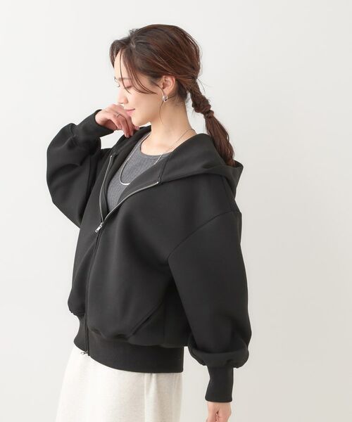 SHOO・LA・RUE / シューラルー カーディガン・ボレロ | 季節の変わり目に頼れる ダブルZIPダンボールパーカー | 詳細6