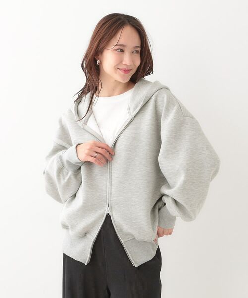 SHOO・LA・RUE / シューラルー カーディガン・ボレロ | 季節の変わり目に頼れる ダブルZIPダンボールパーカー | 詳細9