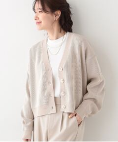 SHOO・LA・RUE / シューラルー カーディガン・ボレロ | 【着丈が選べる】スポンディッシュ配色畦カーディガン