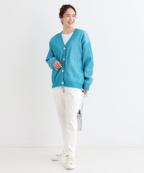 SHOO・LA・RUE / シューラルー カーディガン・ボレロ | 【着丈が選べる】スポンディッシュ配色畦カーディガン | 詳細12