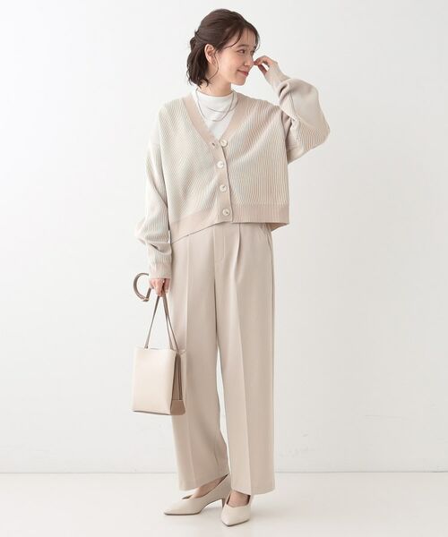 SHOO・LA・RUE / シューラルー カーディガン・ボレロ | 【着丈が選べる】スポンディッシュ配色畦カーディガン | 詳細23