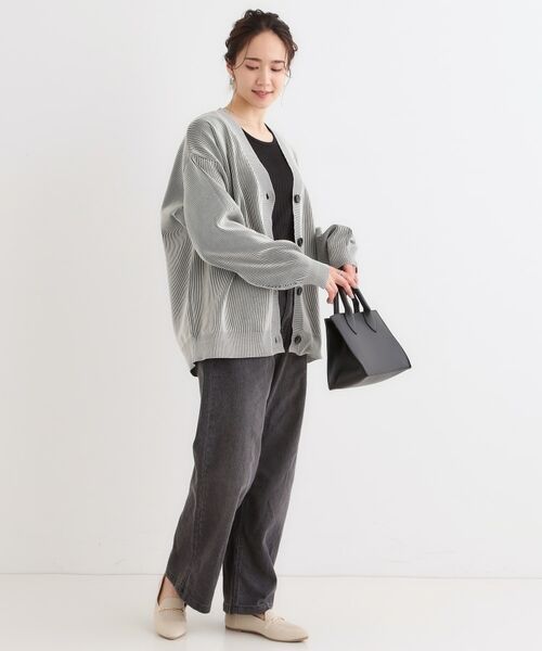 SHOO・LA・RUE / シューラルー カーディガン・ボレロ | 【着丈が選べる】スポンディッシュ配色畦カーディガン | 詳細4