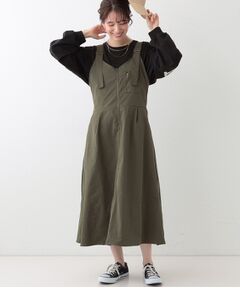 SHOO・LA・RUE / シューラルー ロング・マキシ丈ワンピース | 【S-LL】ロングシーズン着られる フロントZIPジャンスカ