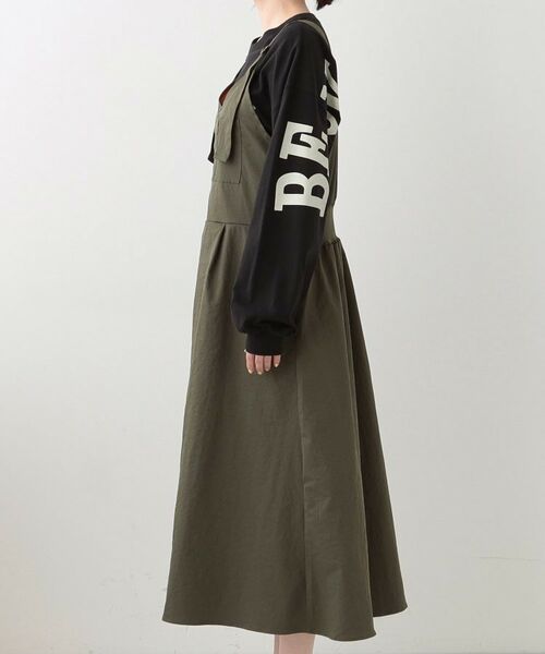 SHOO・LA・RUE / シューラルー ロング・マキシ丈ワンピース | 【S-LL】ロングシーズン着られる フロントZIPジャンスカ | 詳細10