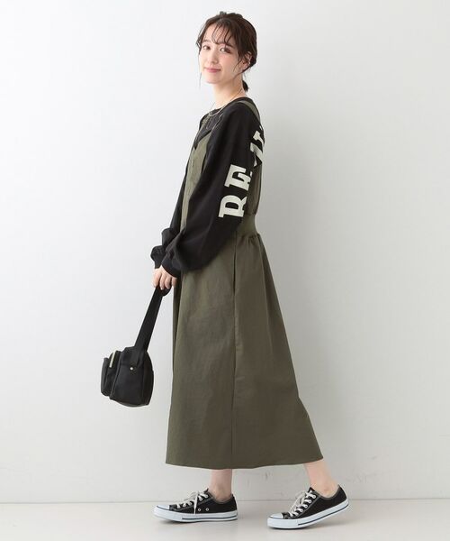 SHOO・LA・RUE / シューラルー ロング・マキシ丈ワンピース | 【S-LL】ロングシーズン着られる フロントZIPジャンスカ | 詳細6