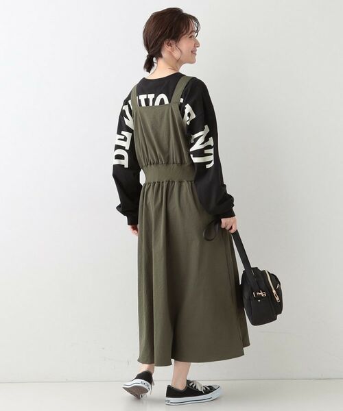 SHOO・LA・RUE / シューラルー ロング・マキシ丈ワンピース | 【S-LL】ロングシーズン着られる フロントZIPジャンスカ | 詳細7