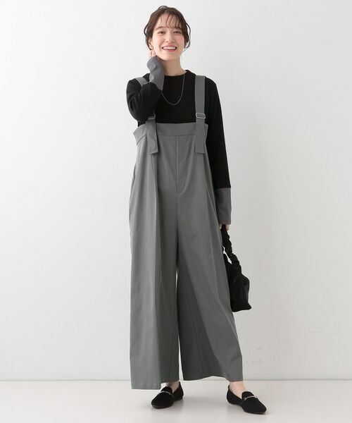 SHOO・LA・RUE / シューラルー サロペット・オールインワン | ゆるシルエットで大人見せ タック入りオールインワン | 詳細1